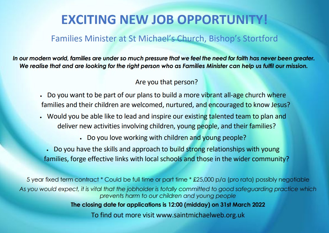Exciting new job opportunity p