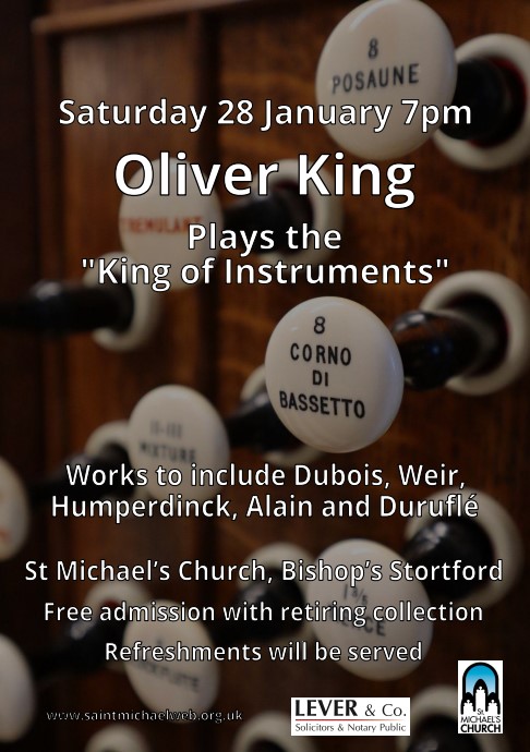 Oliver King recital